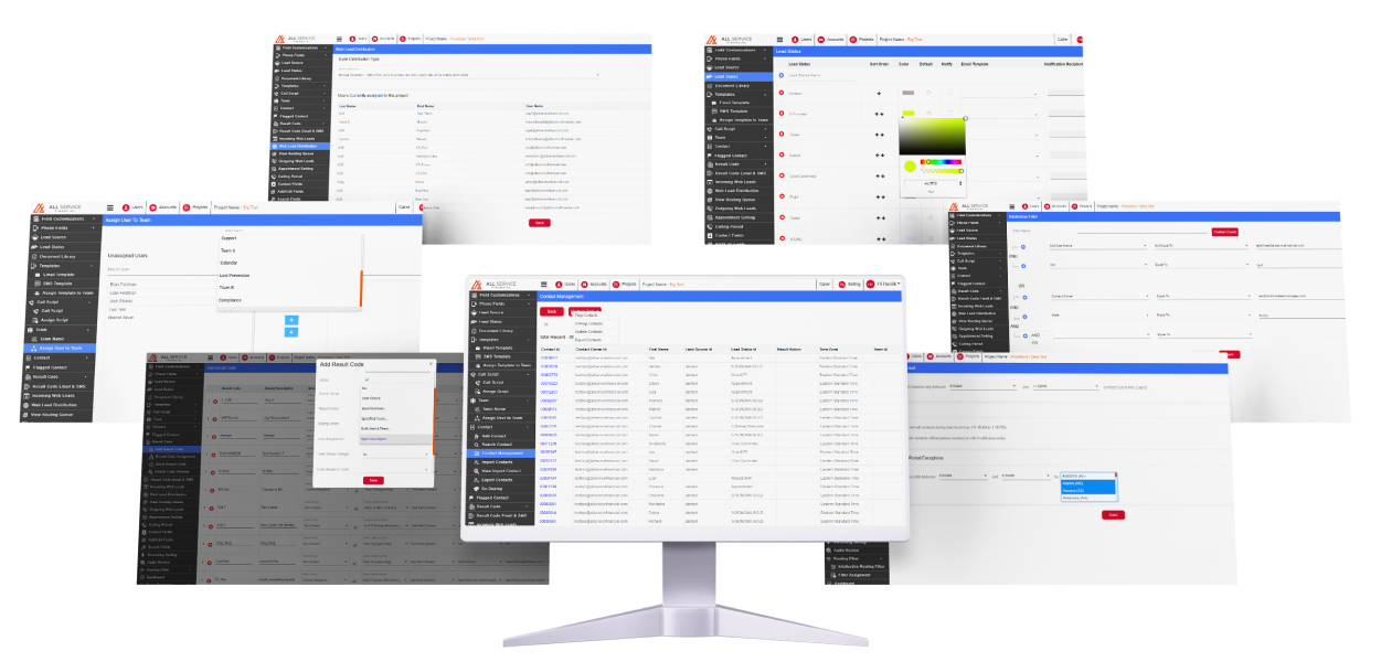 All Service Financials project visual