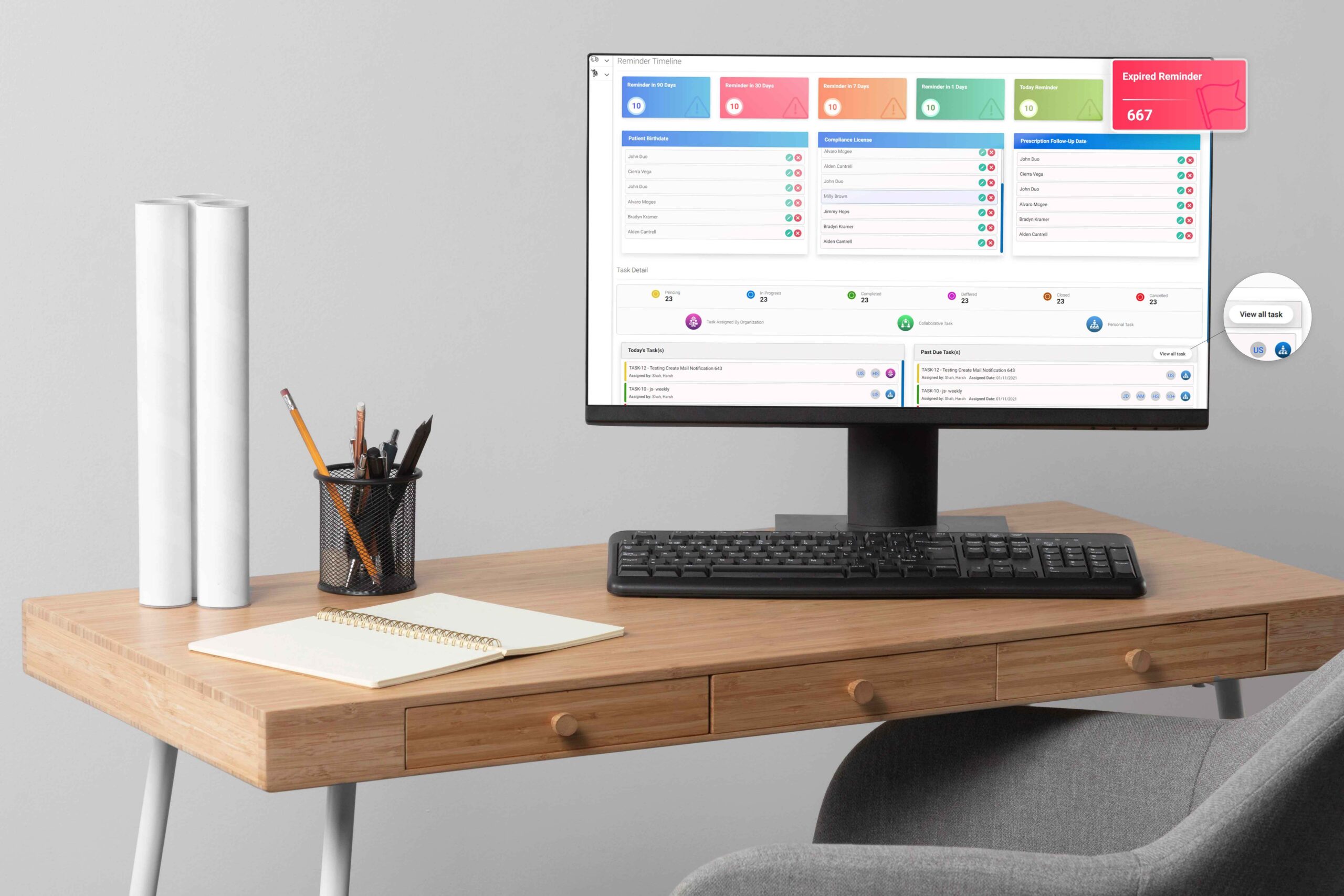 Pharmacy CRM project visual